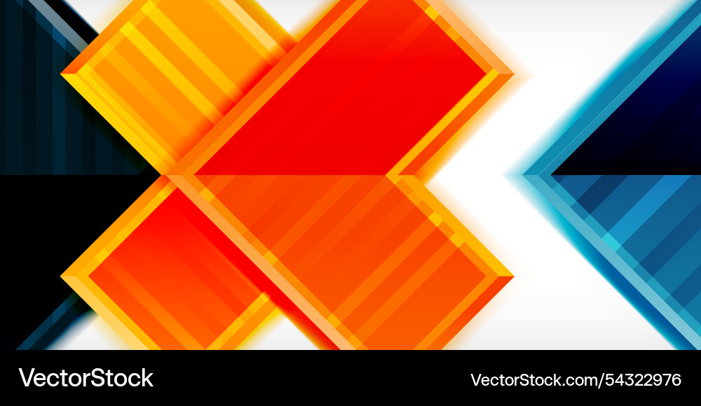 Arrow symbols created with 3d effects and line Vector Image