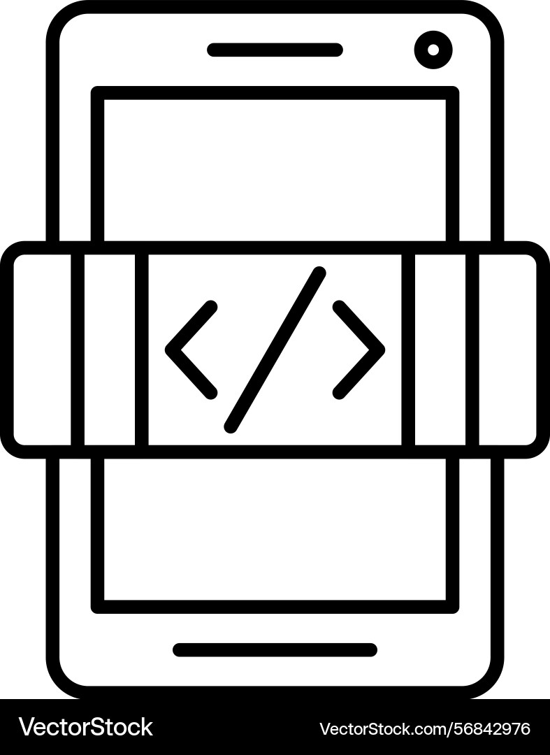 Coding icon vector image