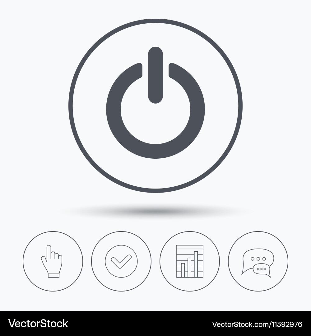 On off power icon energy switch sign – Royalty-Free Vector | VectorStock