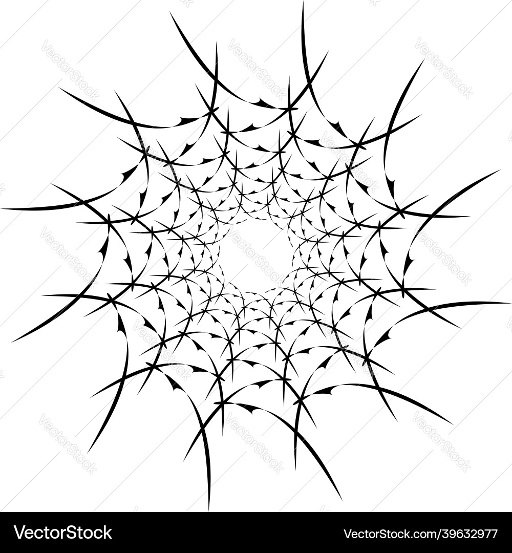 Abstract circular drawing amorphous nonfigurative Abstract circular drawing amorphous nonfigurative vector image