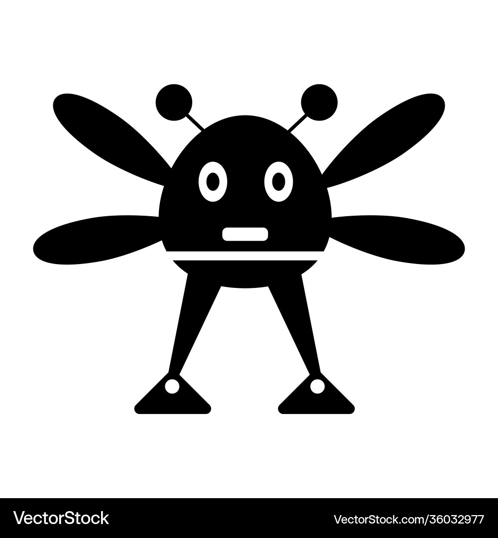 Ant robot vector image