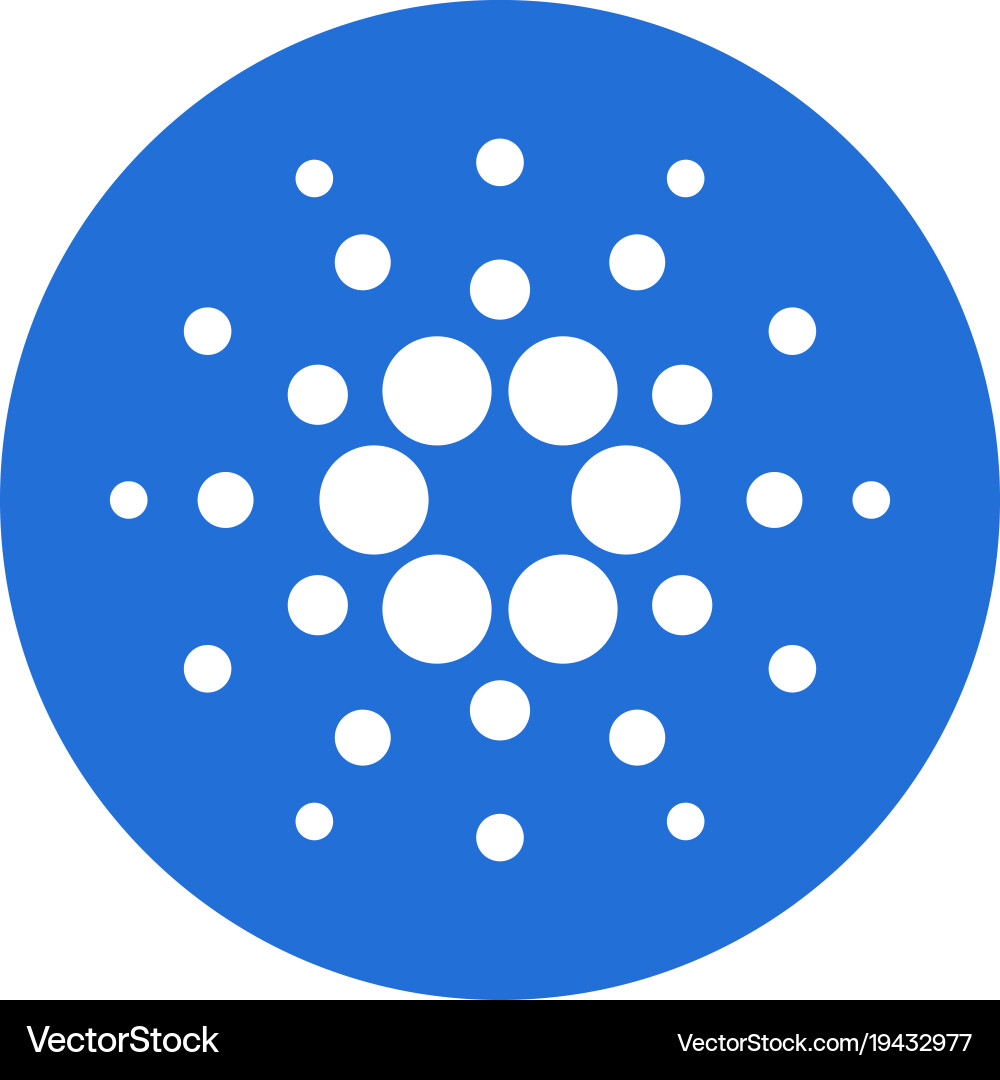 Cardano ADA Currency Icon – Royalty-Free Vector | VectorStock