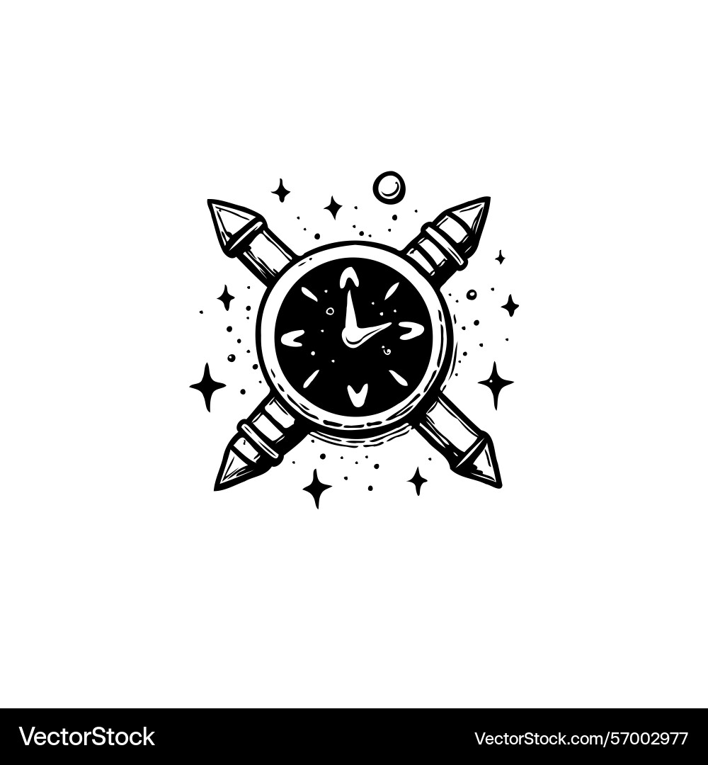 Celestial chronometer an abstract of time Vector Image