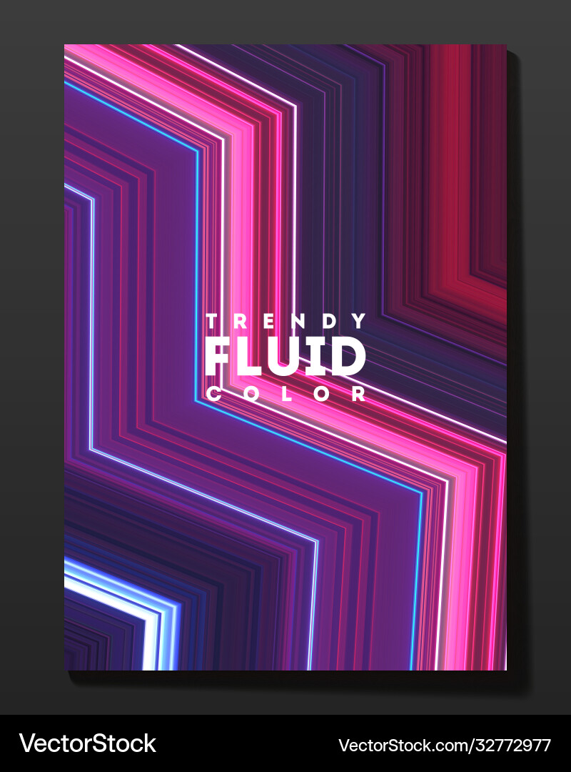 Cover design template with gradient color Vector Image