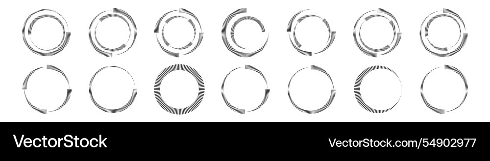 Line gradient vortex loading icon progress Line gradient vortex loading icon progress Vector Image