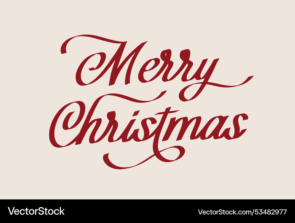 Merry christmas lettering template xmas greeting Merry christmas lettering template xmas greeting vector image