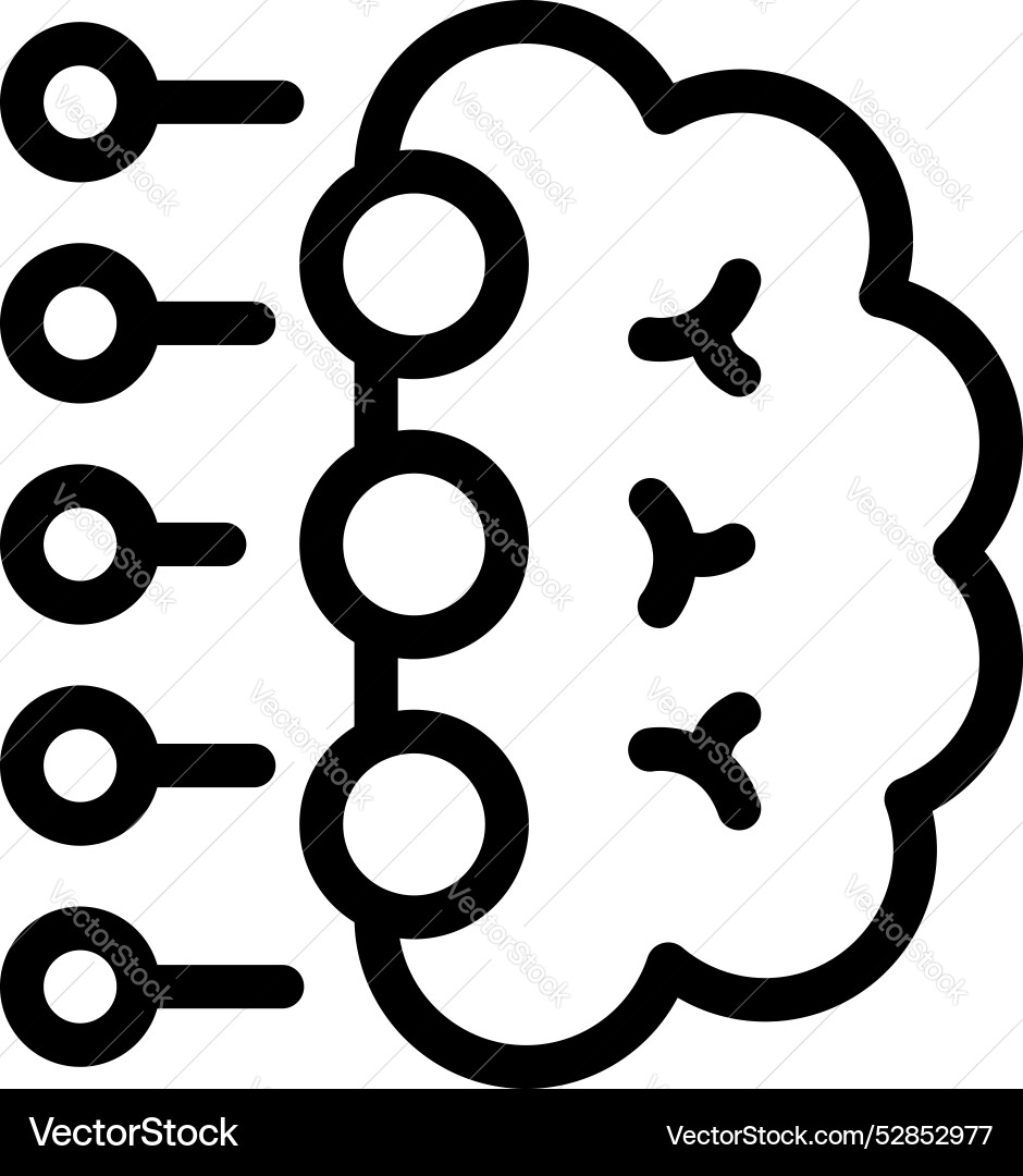 Neurales Netzwerk das mehrere Eingänge aus Daten erhält Neurales Netzwerk das mehrere Eingänge aus Daten erhält vektorbild