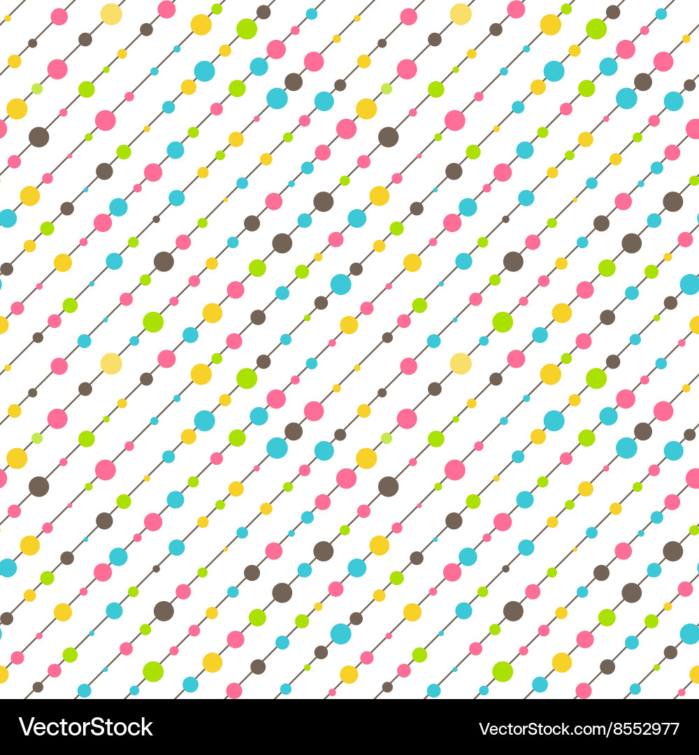 Seamless fun abstract diagonal pattern isolated vector image