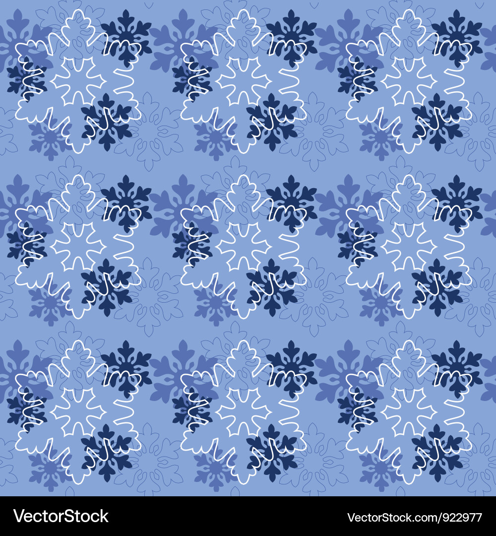 Snowflakes background Vector Image