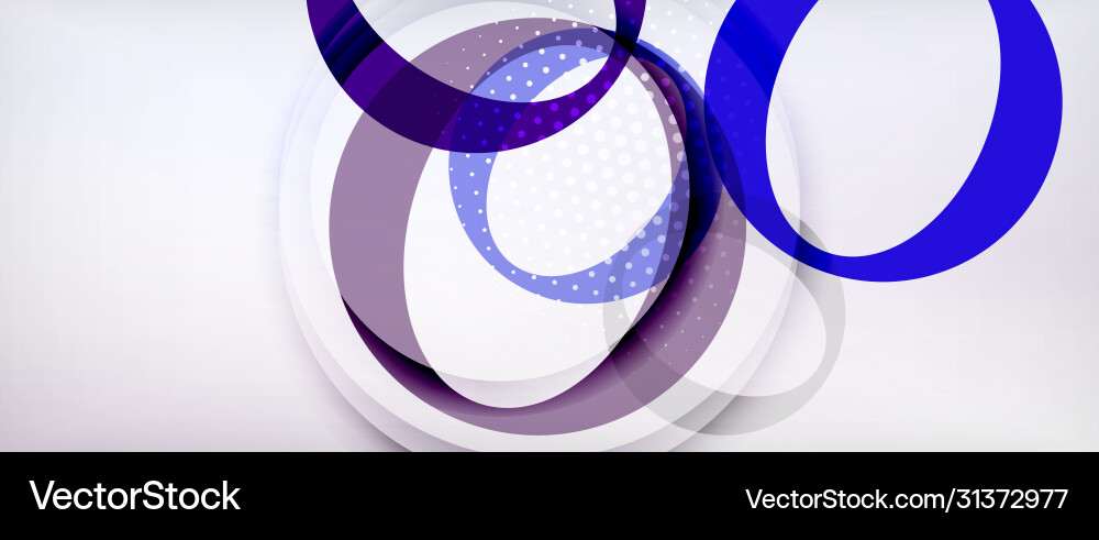 Trendy simple circle abstract background dynamic Trendy simple circle abstract background dynamic Vector Image