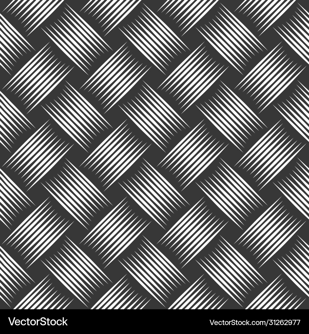 Weave seamless pattern linear background Weave seamless pattern linear background vector image