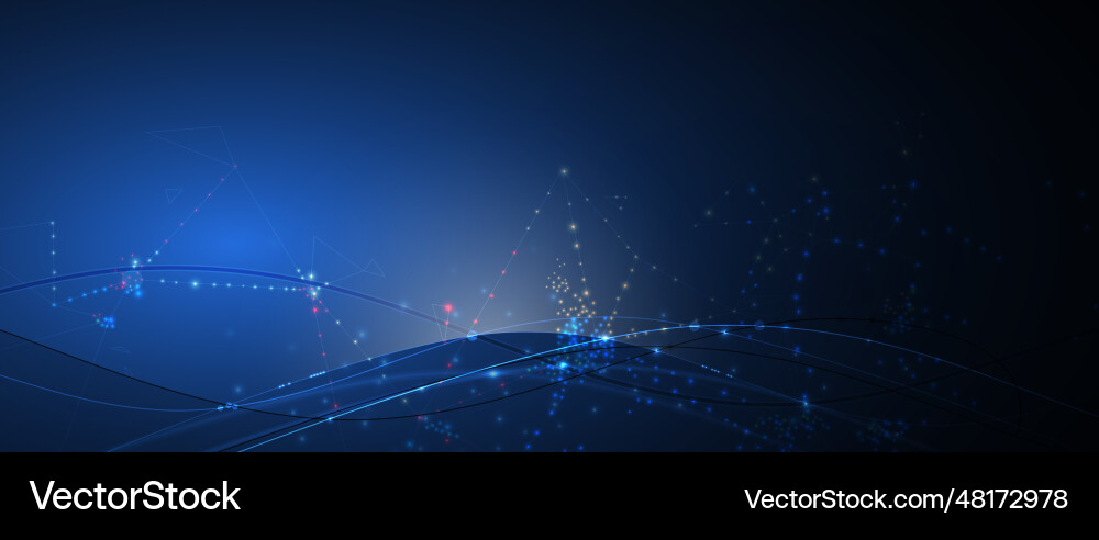 A neural network is type of computer system Vector Image