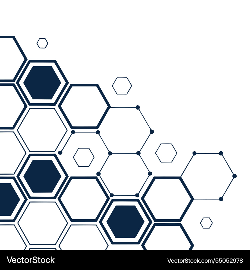 Abstract hexagonal pattern design for modern backg Abstract hexagonal pattern design for modern backg vector image