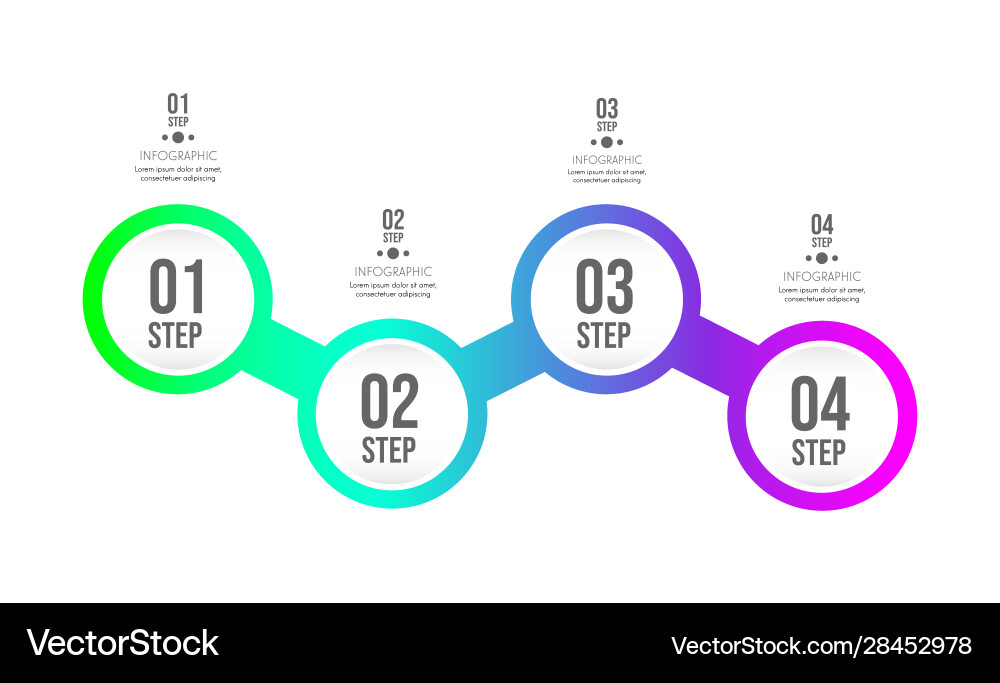 Buntes Infografisches Design Buntes Infografisches Design Vektorbild