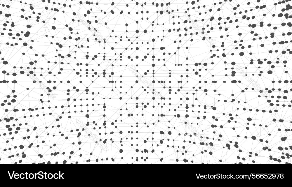 Dots connected by lines abstract wave minimalist Dots connected by lines abstract wave minimalist vector image