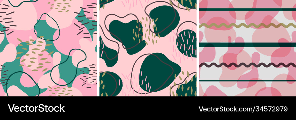 Abstract modern background seamless pattern Vector Image
