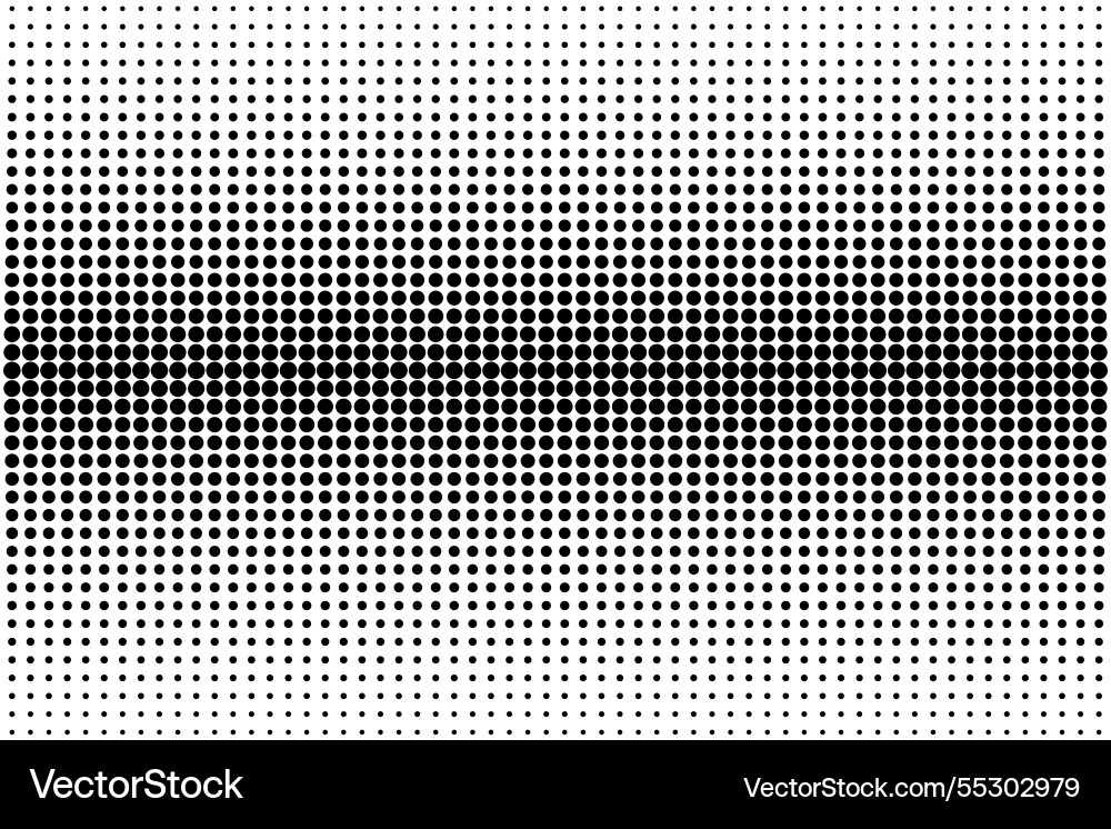 Halftone pattern with dots pop art horizontal Halftone pattern with dots pop art horizontal vector image