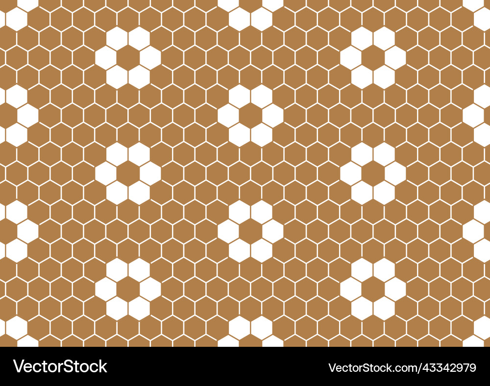 Seamless honeycomb pattern background Seamless honeycomb pattern background vector image
