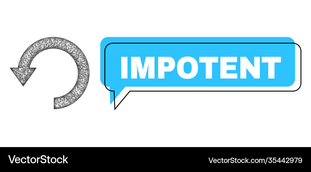 Shifted impotent message cloud and hatched rotate Shifted impotent message cloud and hatched rotate vector image