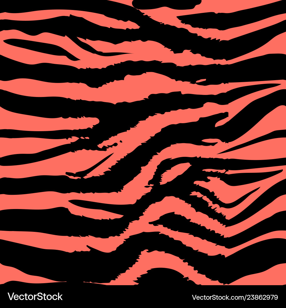 Tiger and Zebra Striped Pattern vector image