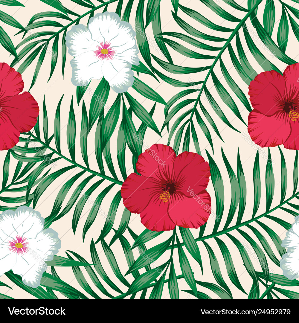 Tropical Hbiscus Palm Leaves Flowers Indoor Outdoor Doormat Small Area Rugs Mordern Floor Mat Non Slip Carpet for Living Room Bedroom Dining Room C Tropical Paradise with Vibrant Hibiscus Flowers, Palm Leaves Stock