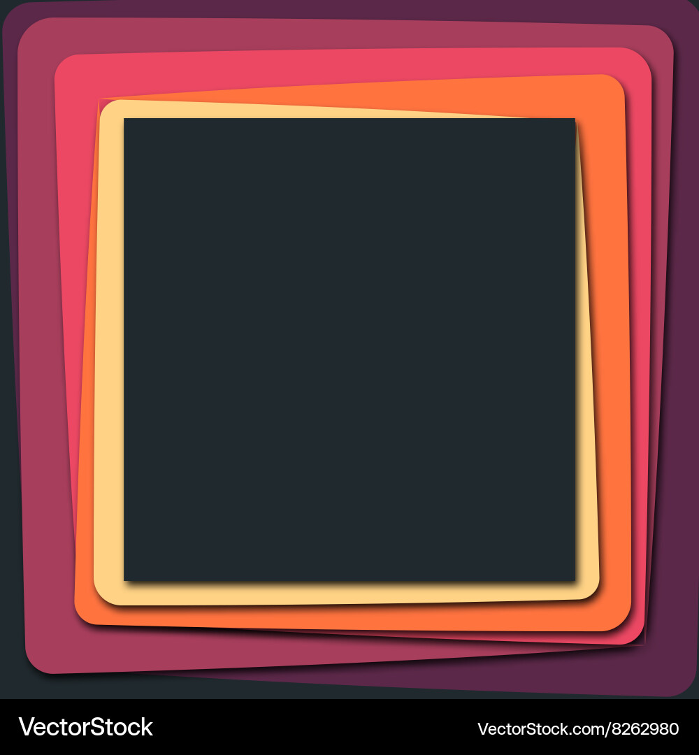 Abstract background with colorful squares vector image
