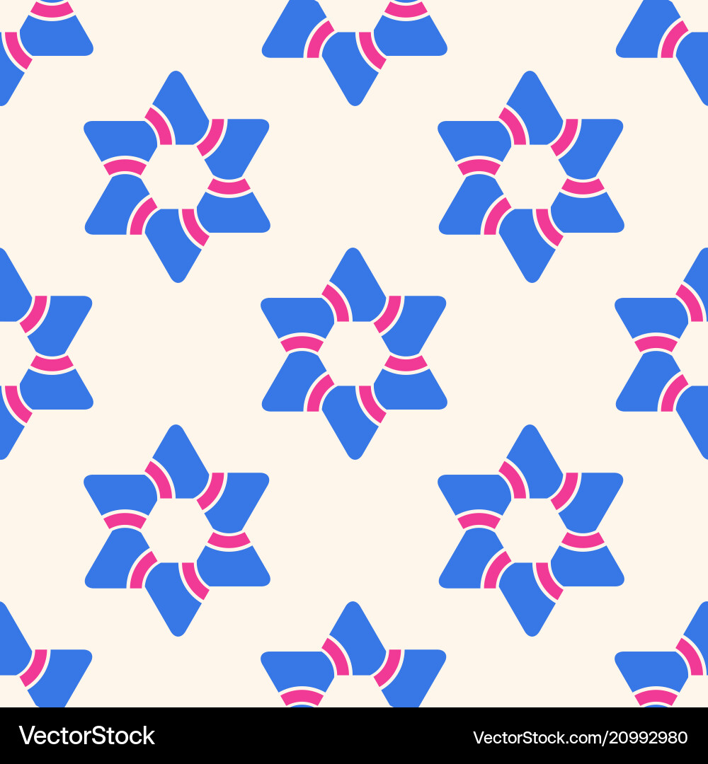 Seamless pattern with six-pointed stars Seamless pattern with six-pointed stars vector image