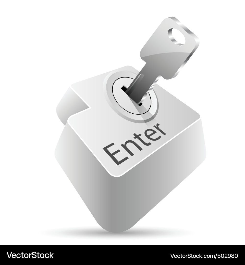 Secure Data Storage & Access vector image
