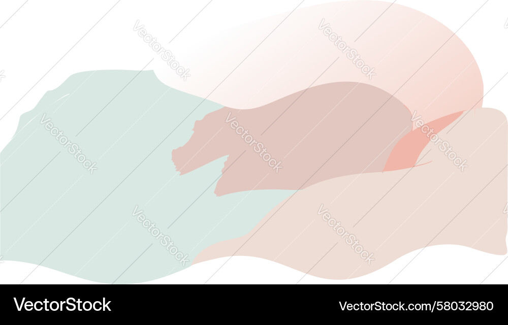 Soft Gradient Wave Form vector image