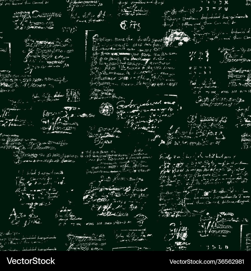 Abstract seamless pattern with scribbles on black Abstract seamless pattern with scribbles on black vector image