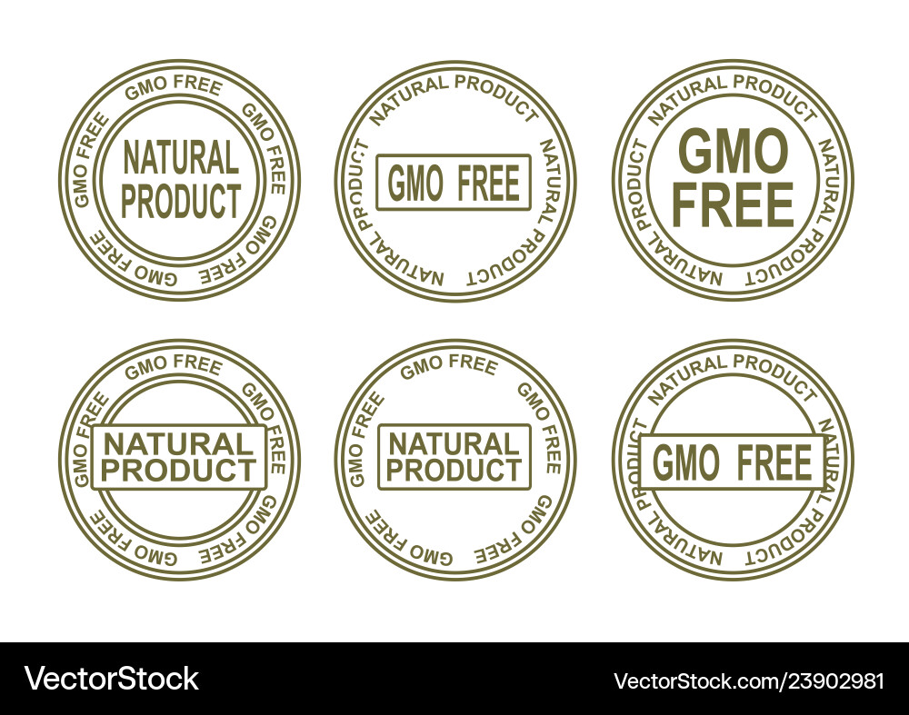 Different versions of the mark Vector Image