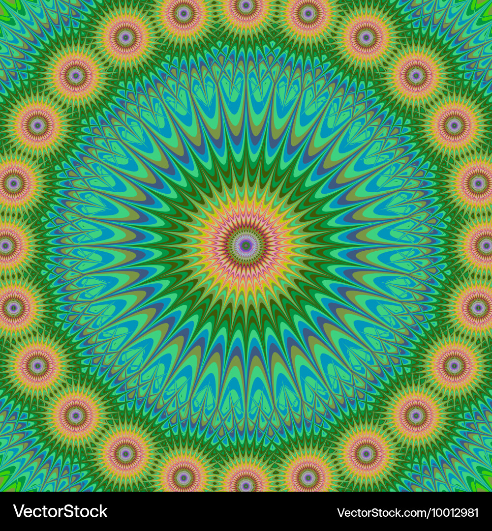 Fractal design patterned background Vector Image