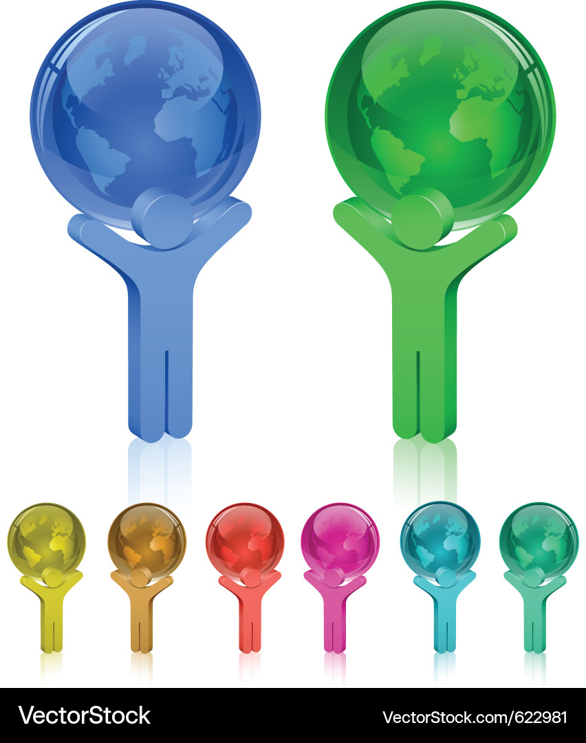 Global Connection vector image