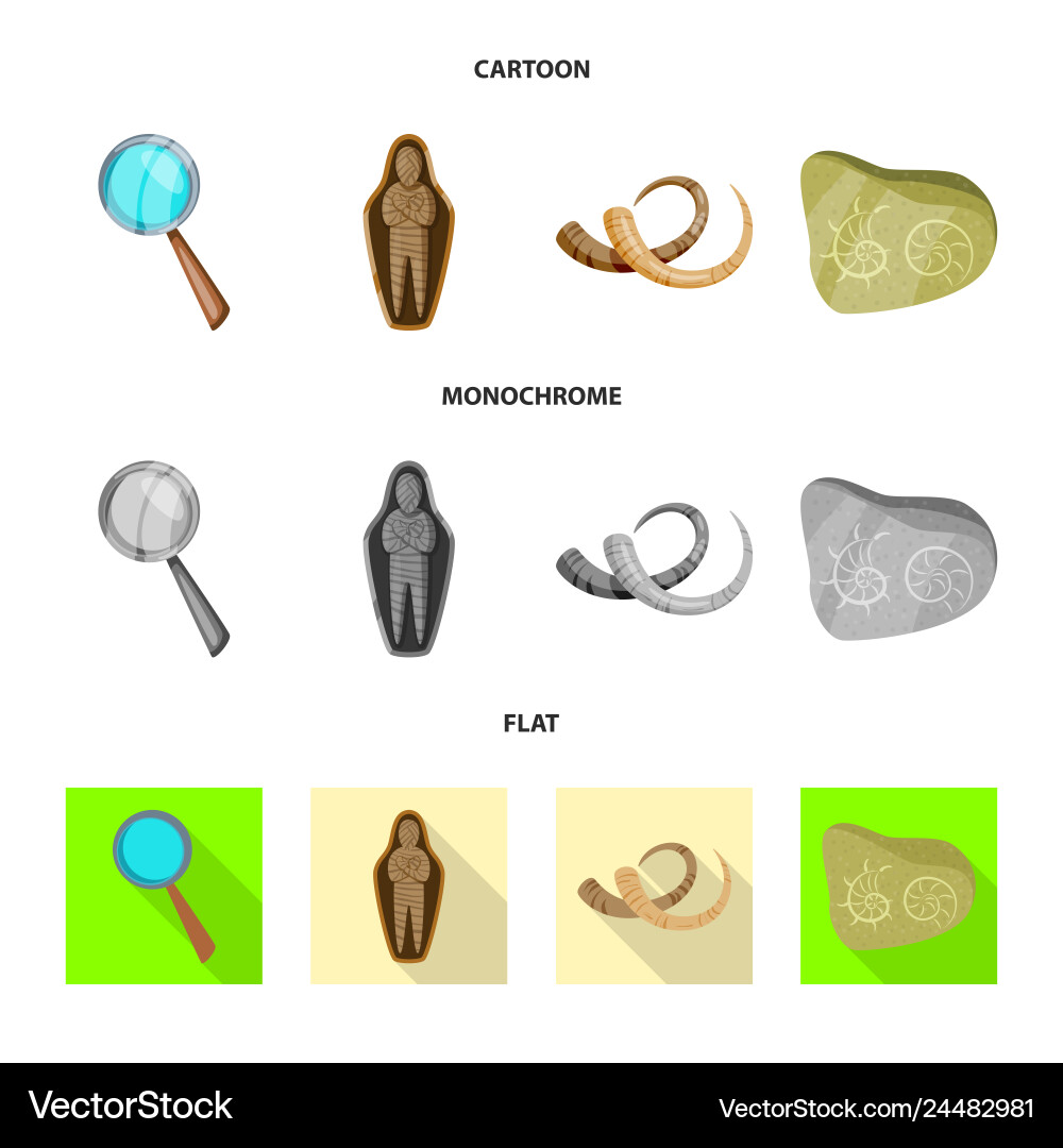 Isolated object of story and items sign Vector Image