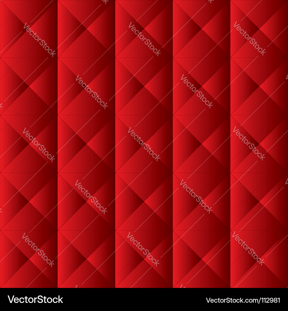 Red Diamond Pattern Vector Image