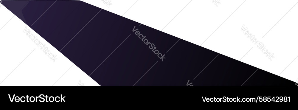 Single Diagonal Shape Vector Image