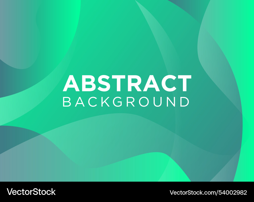 Abstract background with green gradient vector image