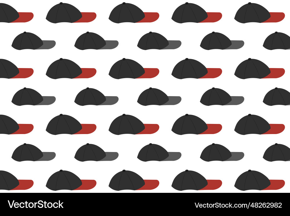 Abstract cap side view pattern background Vector Image