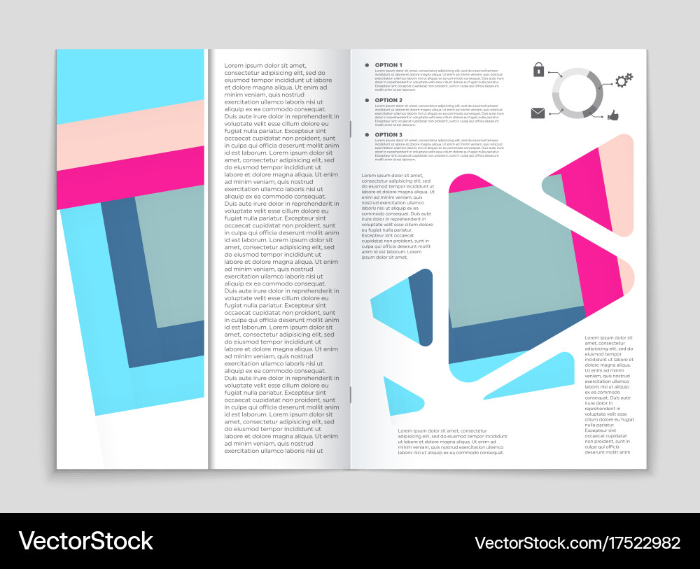 Abstract layout background set for art vector image