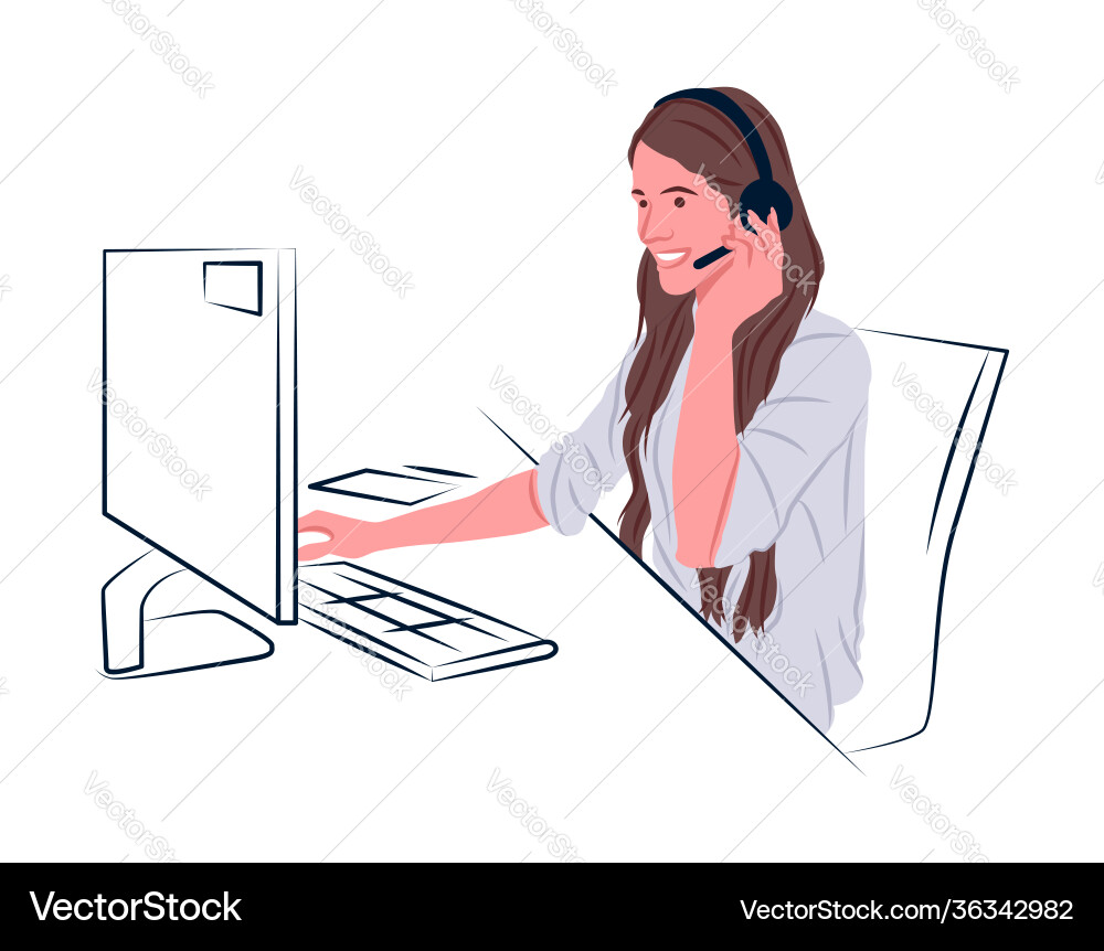 Consultant in shadow sharp lines style Consultant in shadow sharp lines style vector image