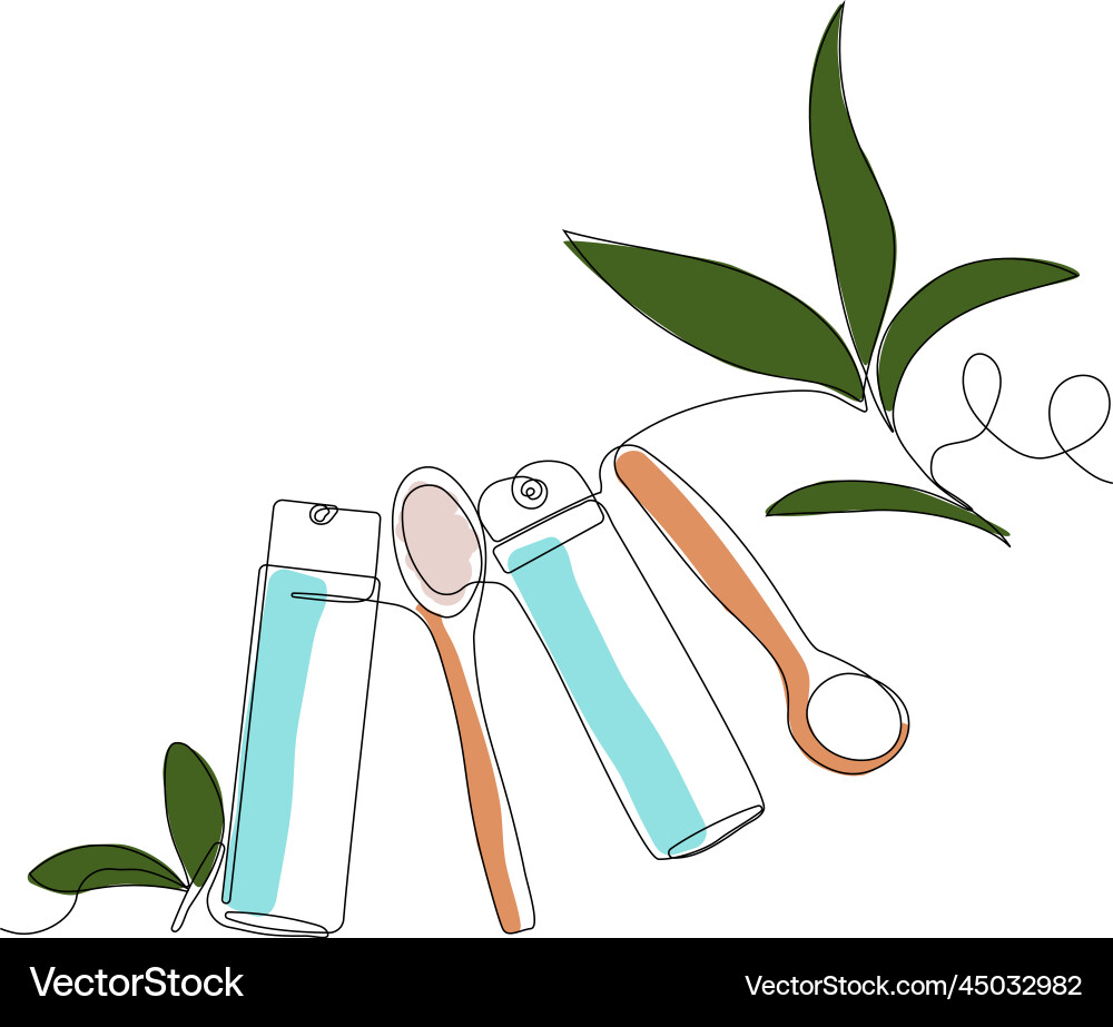 Continuous drawing of one line top view Continuous drawing of one line top view vector image