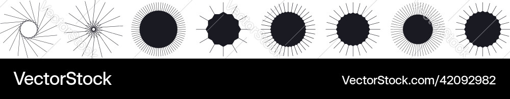 Geometric abstract circle element design Geometric abstract circle element design Vector Image