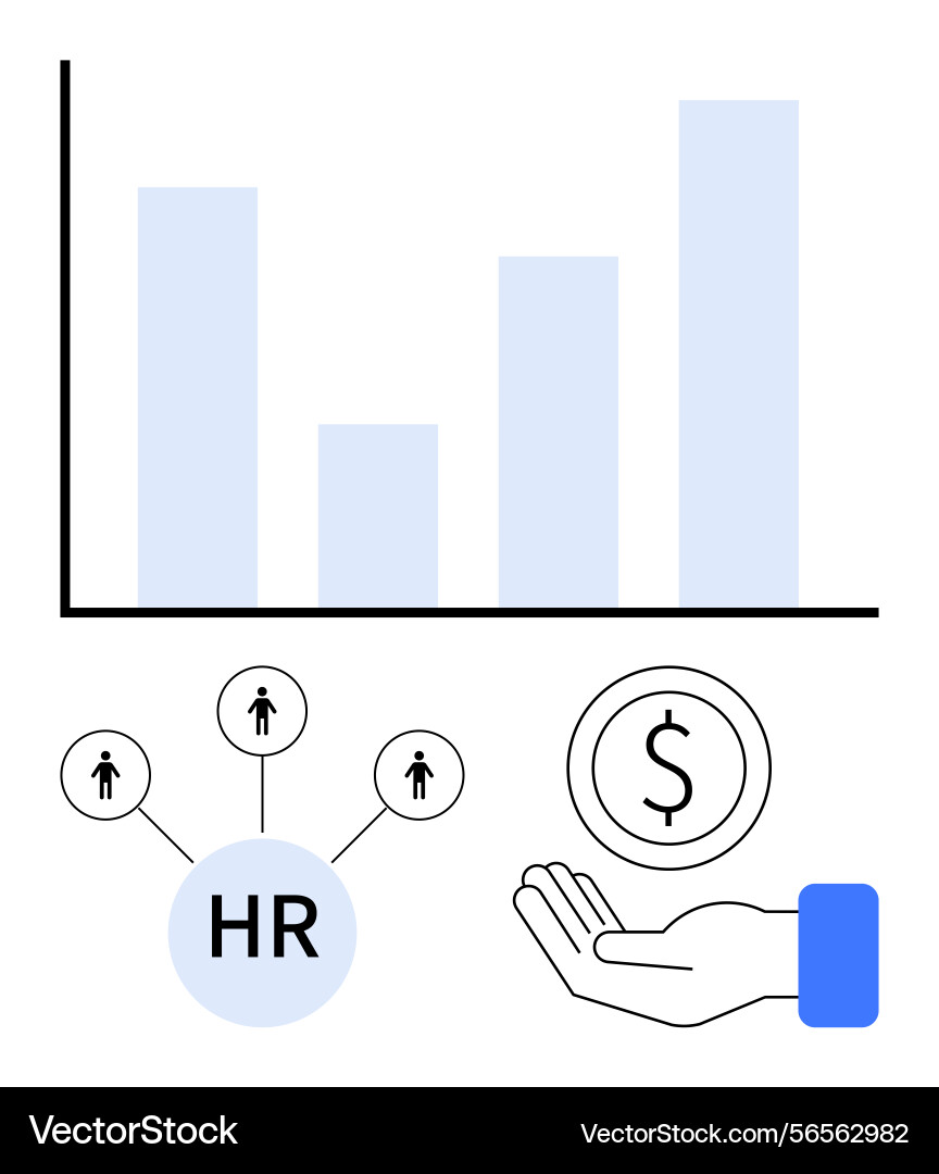Human resource optimization with analytics Vector Image