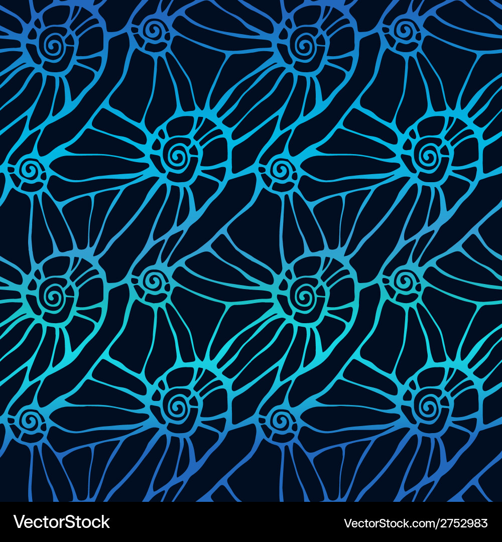 Abstract Seashell Pattern vector image