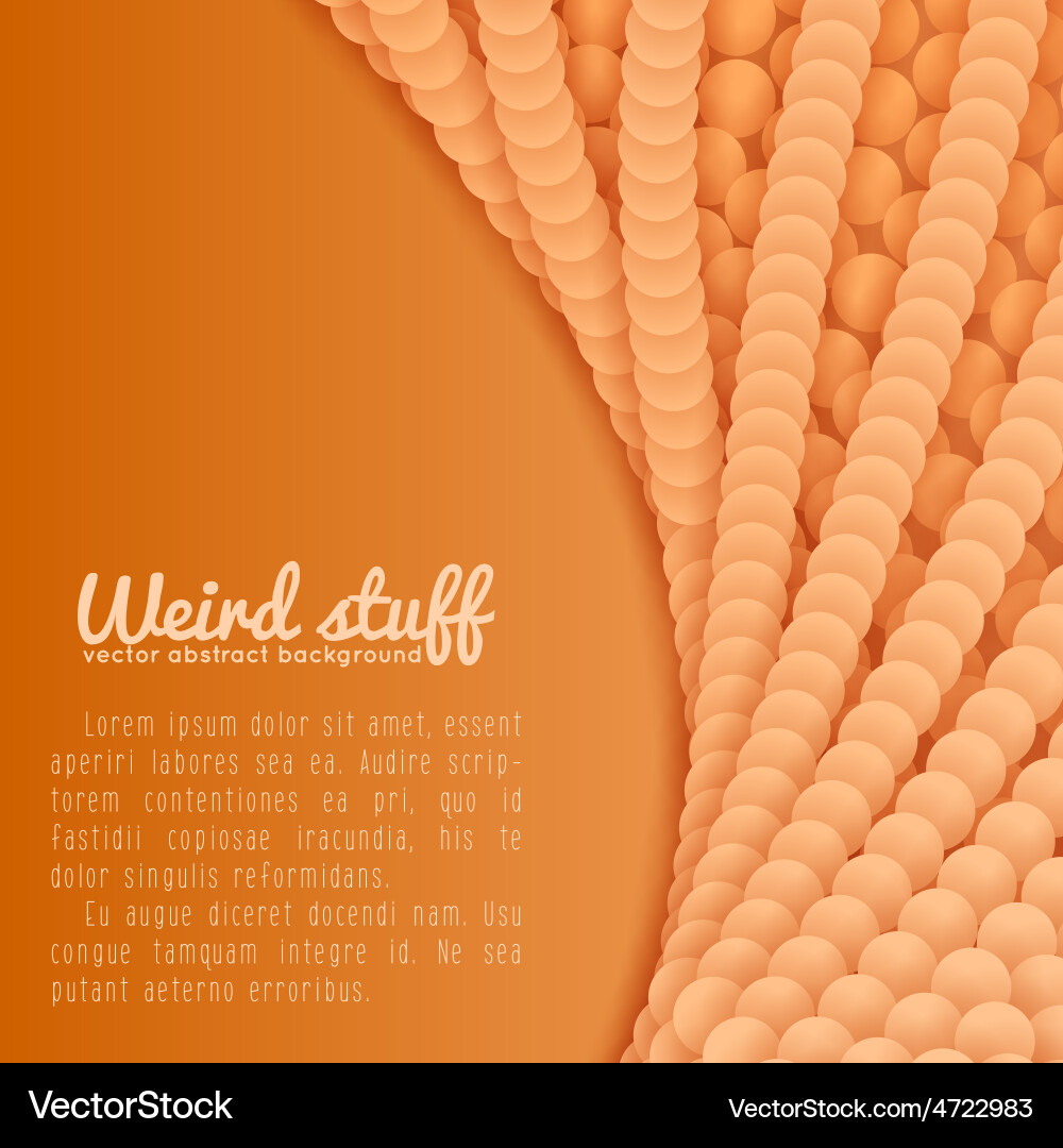 Array of paper cut circles with shadows in form vector image