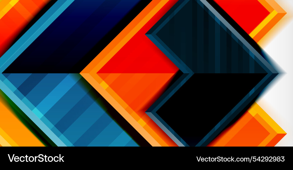 Arrow symbols created with 3d effects and line Arrow symbols created with 3d effects and line vector image