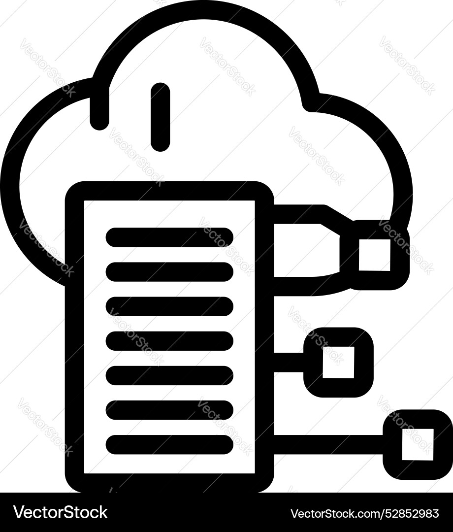 Cloud Computing-Verbindungsgeräte mit sicherer Cloud Computing-Verbindungsgeräte mit sicherer vektorbild
