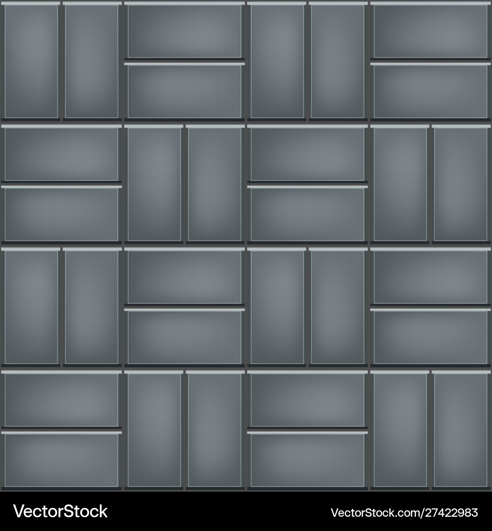 Cobblestone Pavement Pattern vector image