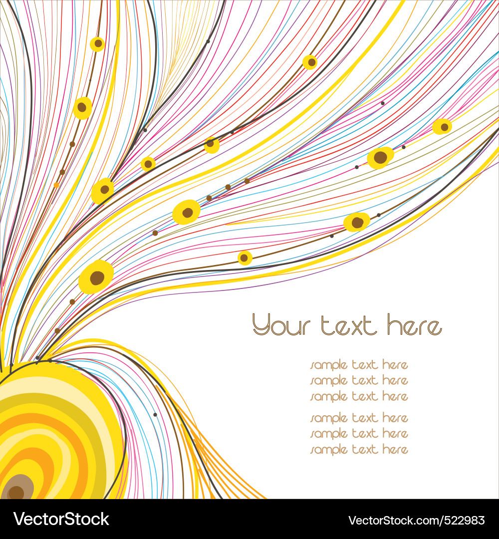 Intricate Peacock Feather Pattern Vector Image