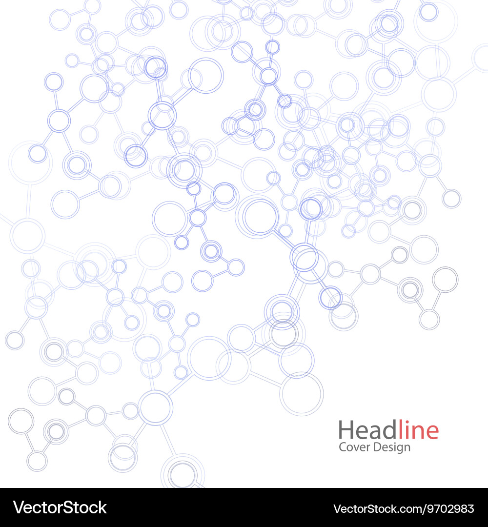 Network and connection background minimal Vector Image